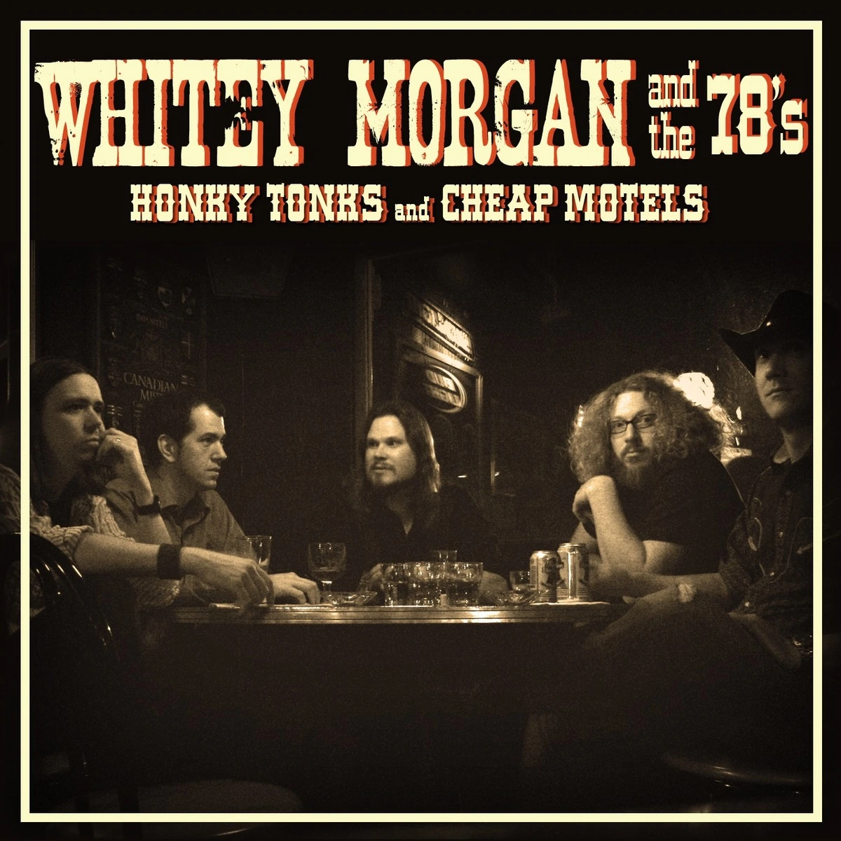 Honky Tonks and Cheap Motels album cover by Whitey Morgan and the 78's